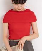 【ノーリーズ/NOLLEY'S】の【WEB限定カラーあり】《手洗い可能》シアーオフショルプルオーバーニット レッド|ID: prp329100004604580 ipo3291000000032765525