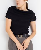 【ノーリーズ/NOLLEY'S】の【WEB限定カラーあり】《手洗い可能》シアーオフショルプルオーバーニット ブラック|ID: prp329100004604580 ipo3291000000032765526