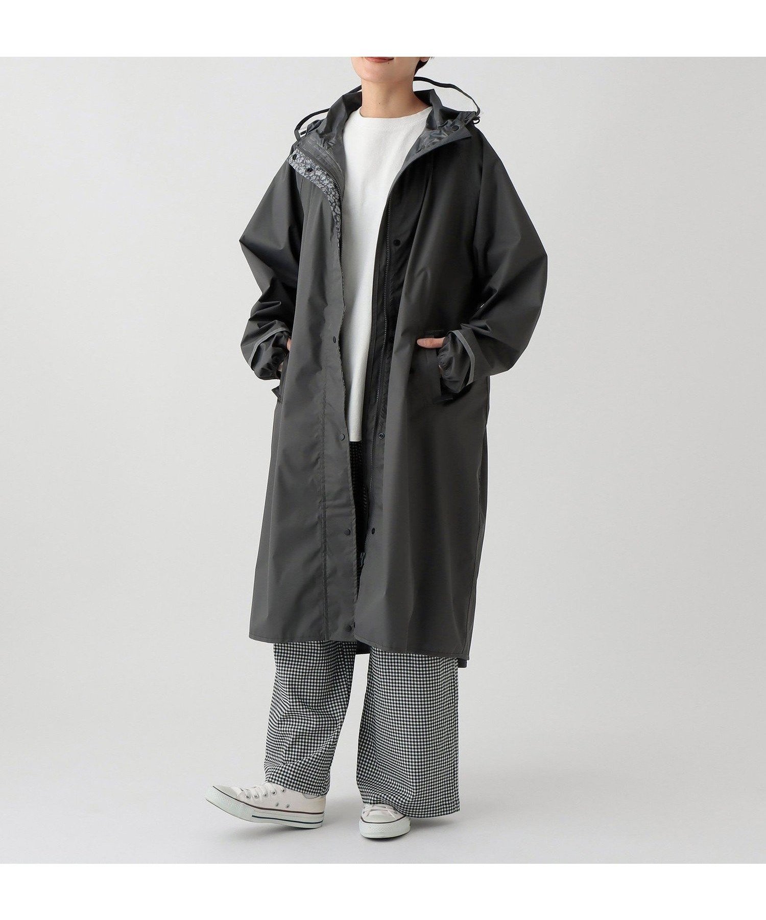 【アフタヌーンティー リビング/Afternoon Tea LIVING】のテントラインレインコート 人気、トレンドファッション・服の通販 founy(ファニー) 　ファッション　Fashion　レディースファッション　Fashion for Women　アウター　Coat / Outerwear Collection　コート・ロングコート・ピーコート　Long Coats, Peacoats & More　プリント　Print, Printed Pattern　プリーツ　Pleats, Pleated　エレガント 上品　Elegant　 other-1|ID: prp329100004604601 ipo3291000000033034142