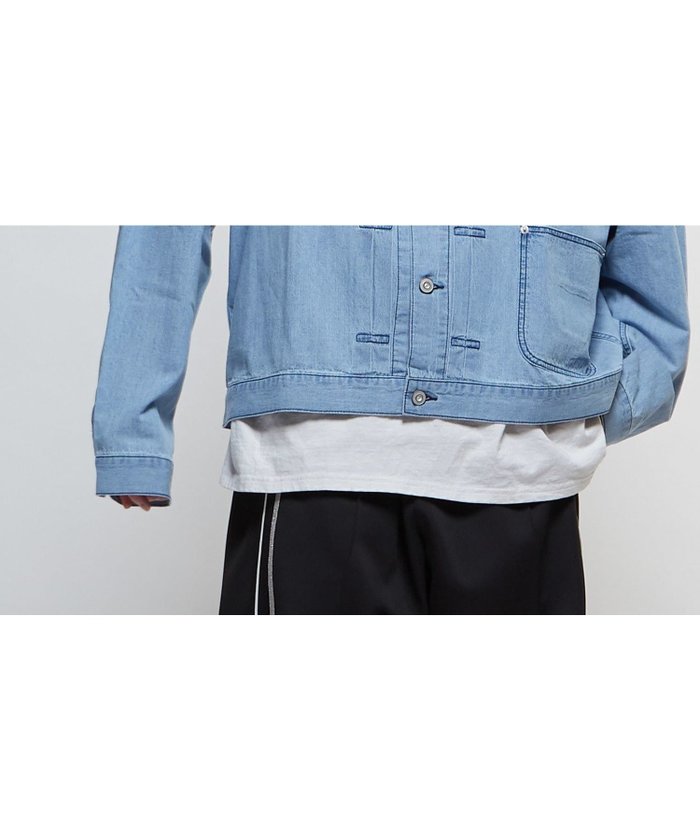 【コンバーストウキョウ/CONVERSE TOKYO】の【限定展開】LIGHT DENIM SHIRT JACKET(SET UP) インテリア・キッズ・メンズ・レディースファッション・服の通販 founy(ファニー) https://founy.com/ ファッション Fashion レディースファッション Fashion for Women アウター Coat / Outerwear Collection レディースジャケット・軽アウター Jackets トップス・カットソー Cut & Sew Tops シャツ・ブラウス・オフィスカジュアル Elegant Blouses & Button-Ups カーゴパンツ Cargo Pants, Utility Pants シンプル Simple, Minimal セットアップ Set-Up, Coordinated Outfit ダウン Down, Puffer デニム Denim, Jeans Material フロント Front, Front Design ロング Long, Long-Length ワーク Workwear, Utility Style 夏 Summer |ID: prp329100004604604 ipo3291000000032766061