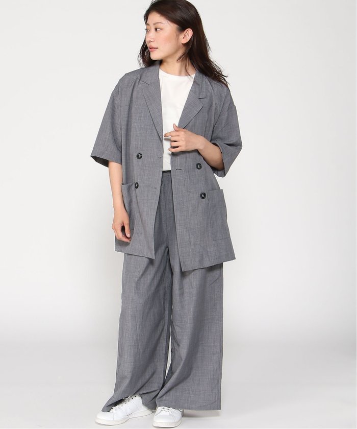 【イング/INGNI】のINGNI/テーラージャケットセットアップ インテリア・キッズ・メンズ・レディースファッション・服の通販 founy(ファニー) https://founy.com/ ファッション Fashion レディースファッション Fashion for Women アウター Coat / Outerwear Collection レディースジャケット・軽アウター Jackets ショルダー Shoulder, Shoulder Strap ジャケット Jacket, Outerwear スリット Slit, Slit Detail セットアップ Set-Up, Coordinated Outfit ドロップ Drop Shoulder, Dropped Style ポケット Pocket, Pocket Detail 半袖 Short Sleeve, Half Sleeve |ID: prp329100004604606 ipo3291000000032766086