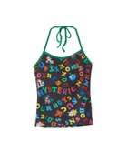 【ヒステリックグラマー/HYSTERIC GLAMOUR】のSNS ADDICTION柄 ホルターネック 人気、トレンドファッション・服の通販 founy(ファニー) ファッション Fashion レディースファッション Fashion for Women キャミソール Camisole, Spaghetti Strap Top マグネット Magnet, Magnetic Closure モチーフ Motif, Design Theme thumbnail ブラック系柄|ID: prp329100004604608 ipo3291000000032766120