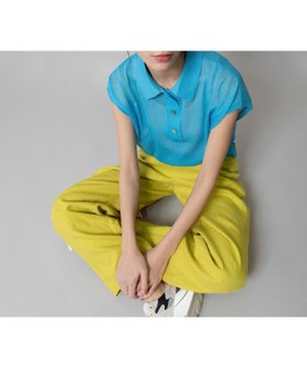【ミューニック/Munich】のシアーニットポロプルオーバー 人気、トレンドファッション・服の通販 founy(ファニー) ファッション Fashion レディースファッション Fashion for Women トップス・カットソー Cut & Sew Tops ニット Knit Tops & Sweaters カジュアルプルオーバー・ニットトップス Pullovers & Knit Tops / Casual Pullovers コンパクト Compact, Small Size 今季 This Season, Current Season 抗菌 Antibacterial, Bacteria-Resistant シアー Sheer, See-Through シンプル Simple, Minimal トレンド Trend, Trending Now ノースリーブ Sleeveless, No-Sleeve バランス Balance, Style Balance フラット Flat, Flat Shoes ベーシック Basic, Essential リネン Linen, Linen Fabric S/S・春夏 SS, Spring/Summer, Warm Season おすすめ Recommended / Our Picks 夏 Summer 2025年 2025 2025春夏・S/S Spring/Summer 2025 SS25 |ID:prp329100004604611