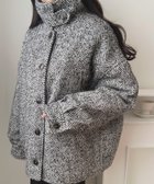 【ジュノア/JUNOAH】のミックスヘリンボーンジャケット ダークグレー|ID: prp329100004604613 ipo3291000000032766195