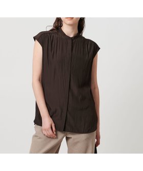 【ユナイテッドアローズ/UNITED ARROWS】 Spiree K/S フレンチスリーブブラウス - ウォッシャブル -人気、トレンドファッション・服の通販 founy(ファニー) ファッション Fashion レディースファッション Fashion for Women トップス・カットソー Cut & Sew Tops シャツ・ブラウス・オフィスカジュアル Elegant Blouses & Button-Ups インナー Innerwear ウォッシャブル Machine Washable エアリー Airy Texture ギャザー Gathered, Ruffled ジャケット Jacket, Outerwear スリット Slit, Slit Detail マニッシュ Mannish, Boyish 無地 Plain, Solid Color ビジネス 仕事 通勤 Business / Work / Commuting |ID:prp329100004604618