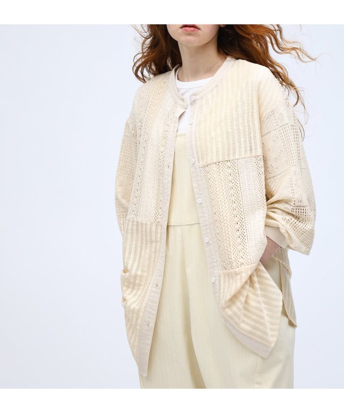 【その他のブランド/Other】の「KELEN / ケレン」 レースパッチワークシャツ HIMI インテリア・キッズ・メンズ・レディースファッション・服の通販 founy(ファニー) https://founy.com/ ファッション Fashion メンズファッション Fashion for Men スクエア Square, Square Shape スタンダード Standard, Basic ストライプ Stripe, Striped Pattern タンク Tank Top, Sleeveless Top トレンド Trend, Trending Now パッチワーク Patchwork, Mixed Fabric 無地 Plain, Solid Color レース Lace, Lace Fabric S/S・春夏 SS, Spring/Summer, Warm Season 再入荷 Restock / Back in Stock 夏 Summer 2025年 2025 2025春夏・S/S Spring/Summer 2025 SS25 |ID: prp329100004604621 ipo3291000000032766325