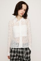 【スライ/SLY】のLACE COMPACT シャツ 人気、トレンドファッション・服の通販 founy(ファニー) ファッション Fashion レディースファッション Fashion for Women トップス・カットソー Cut & Sew Tops シャツ・ブラウス・オフィスカジュアル Elegant Blouses & Button-Ups コンパクト Compact, Small Size ストレッチ Stretch, Stretchy Fabric ボトム Bottoms, Lower Wear レース Lace, Lace Fabric 羽織 Haori, Light Jacket thumbnail O/WHT1|ID: prp329100004604625 ipo3291000000032766380