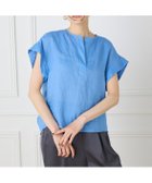 【イネド/INED】のリネンスキッパーブラウス 人気、トレンドファッション・服の通販 founy(ファニー) ファッション Fashion レディースファッション Fashion for Women トップス・カットソー Cut & Sew Tops シャツ・ブラウス・オフィスカジュアル Elegant Blouses & Button-Ups スマート Smart, Elegant リネン Linen, Linen Fabric エレガント 上品 Elegant thumbnail ブルー|ID: prp329100004604628 ipo3291000000032766449