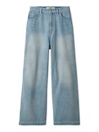 【ファーファー/FURFUR】のリボンステッチストレートデニムパンツ 人気、トレンドファッション・服の通販 founy(ファニー) ファッション Fashion レディースファッション Fashion for Women パンツ Pants & Trousers デニムパンツ・ジーンズ・美脚デニム Denim Jeans & Pants セットアップ Set-Up, Coordinated Outfit ポケット Pocket, Pocket Detail リボン Ribbon, Bow ルーズ Loose, Oversized thumbnail SAX[083]|ID: prp329100004604660 ipo3291000000032767408