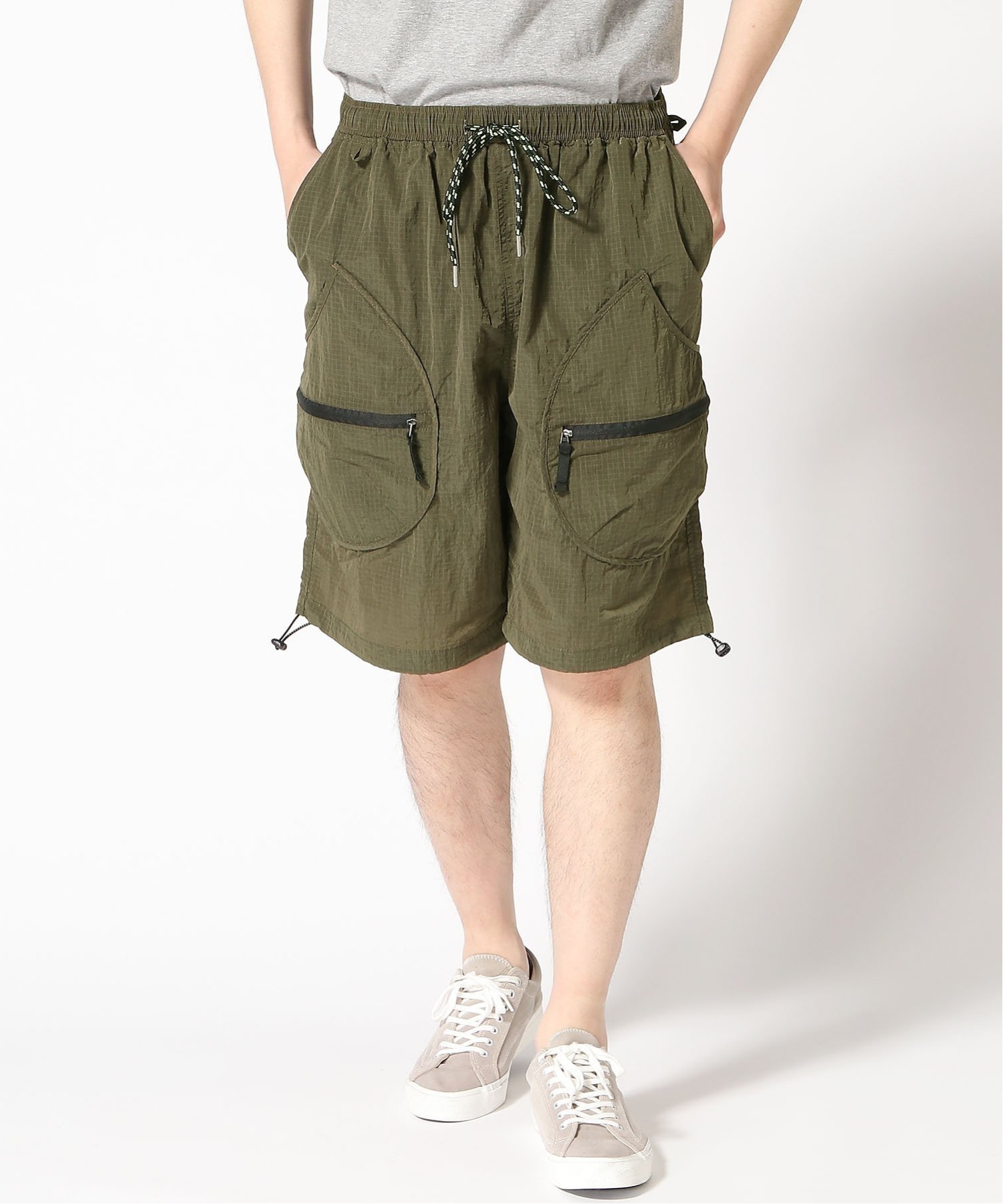 【ジムマスター/gym master / MEN】のgym master/リップストップナイロンドロップポケットショーツ 人気、トレンドファッション・服の通販 founy(ファニー) 　ファッション　Fashion　メンズファッション　Fashion for Men　ショート　Short, Short Length　シンプル　Simple, Minimal　ドローコード　Drawcord, Drawstring Cord　ポケット　Pocket, Pocket Detail　 other-1|ID: prp329100004604665 ipo3291000000032767476
