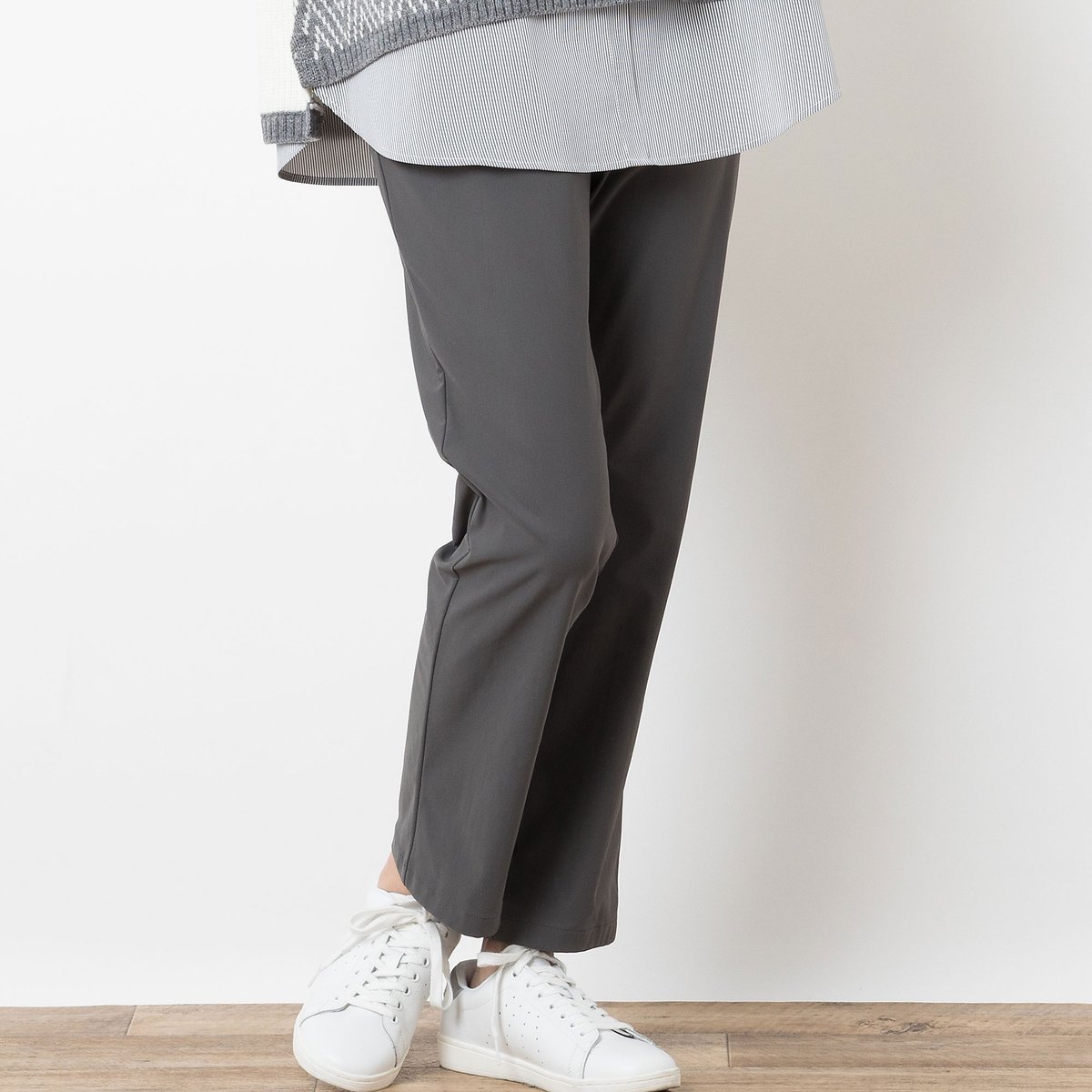 【ミゼール/MISSEL】のメリル オールゴムストレートパンツ インテリア・キッズ・メンズ・レディースファッション・服の通販 founy(ファニー) 　ファッション　Fashion　レディースファッション　Fashion for Women　パンツ　Pants & Trousers　エレガント 上品　Elegant　洗える　Machine Washable　ストレッチ　Stretch, Stretchy Fabric　ストレート　Straight, Straight Cut　チュニック　Tunic, Long Top　デニム　Denim, Jeans Material　定番　Standard, Basic Item　人気　Popular, Best Seller　フィット　Fit, Slim Fit　ポケット　Pocket, Pocket Detail　モノトーン　Monotone, Black and White　おすすめ　Recommended / Our Picks　ブラウン|ID: prp329100004604679 ipo3291000000032767792