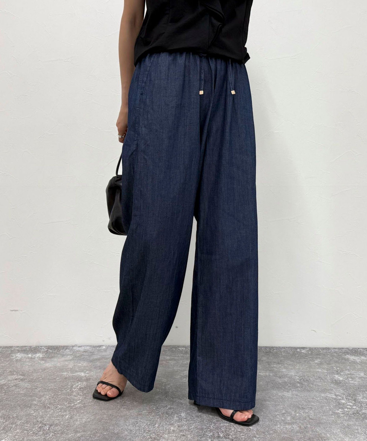 【その他のブランド/Other】のライトオンスデニムイージーパンツ 人気、トレンドファッション・服の通販 founy(ファニー) 　ファッション　Fashion　レディースファッション　Fashion for Women　パンツ　Pants & Trousers　2025年　2025　2025春夏・S/S　Spring/Summer 2025 SS25　ジャケット　Jacket, Outerwear　スウェット / スエット　Sweatshirt, Sweatwear　デニム　Denim, Jeans Material　バランス　Balance, Style Balance　ワイド　Wide, Wide Fit　夏　Summer　 other-1|ID: prp329100004604680 ipo3291000000032767816