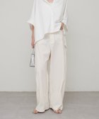 【その他のブランド/Other】のストレッチクロスカーブパンツ アイボリー|ID: prp329100004604684 ipo3291000000032767881