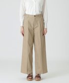 【ブルーレーベル クレストブリッジ/BLUE LABEL CRESTBRIDGE】のヴィンテージカラーデニムワイドパンツ 人気、トレンドファッション・服の通販 founy(ファニー) ファッション Fashion レディースファッション Fashion for Women パンツ Pants & Trousers センター Center, Center Line チェック Check, Plaid, Tartan デニム Denim, Jeans Material ポケット Pocket, Pocket Detail ワイド Wide, Wide Fit エレガント 上品 Elegant thumbnail ベージュ|ID: prp329100004604703 ipo3291000000032768251