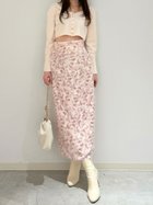 【スナイデル/SNIDEL】のフェザージャガードプリントスカート 人気、トレンドファッション・服の通販 founy(ファニー) ファッション Fashion レディースファッション Fashion for Women スカート Skirts おすすめ Recommended / Our Picks ウェーブ Wavy Pattern シンプル Simple, Minimal ストレート Straight, Straight Cut スリット Slit, Slit Detail タイトスカート Pencil Skirt, Tight Skirt フェザー Feather, Feather Detail プリント Print, Printed Pattern ロング Long, Long-Length 春 Spring thumbnail PBEG[036]|ID: prp329100004605025 ipo3291000000032775036