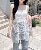 【イング/INGNI】のINGNI/レースドロストキャミチュニック オフホワイト|ID: prp329100004605096 ipo3291000000032776129