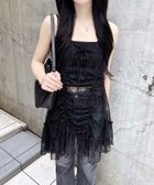 【イング/INGNI】のINGNI/レースドロストキャミチュニック クロ|ID: prp329100004605096 ipo3291000000032776130