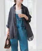 【スピック&スパン/Spick & Span】のガーメントダイシアーラミーシャツ 人気、トレンドファッション・服の通販 founy(ファニー) ファッション Fashion レディースファッション Fashion for Women トップス・カットソー Cut & Sew Tops シャツ・ブラウス・オフィスカジュアル Elegant Blouses & Button-Ups 人気 Popular, Best Seller thumbnail グレー|ID: prp329100004605116 ipo3291000000032776281
