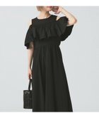 【ビームス ウイメン/BEAMS】の【7/25再値下げ】【マキシ丈/ハイウエスト/スタイルアップ】フリル オフショルダー ワンピース 人気、トレンドファッション・服の通販 founy(ファニー) ファッション Fashion レディースファッション Fashion for Women ワンピース Dresses おすすめ Recommended / Our Picks インナー Innerwear カットソー Cut and Sewn Top ノースリーブ Sleeveless, No-Sleeve バランス Balance, Style Balance フリル Frill, Ruffle マキシ Maxi, Full Length レース Lace, Lace Fabric thumbnail BLACK|ID: prp329100004605140 ipo3291000000033159415