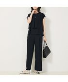 【アバハウスマヴィ/abahouse mavie】の【2点セットアップ/エニデイカセット・サマー】ジョーゼット ブラウス パンツセッ ダークネイビー|ID: prp329100004605156 ipo3291000000033448754