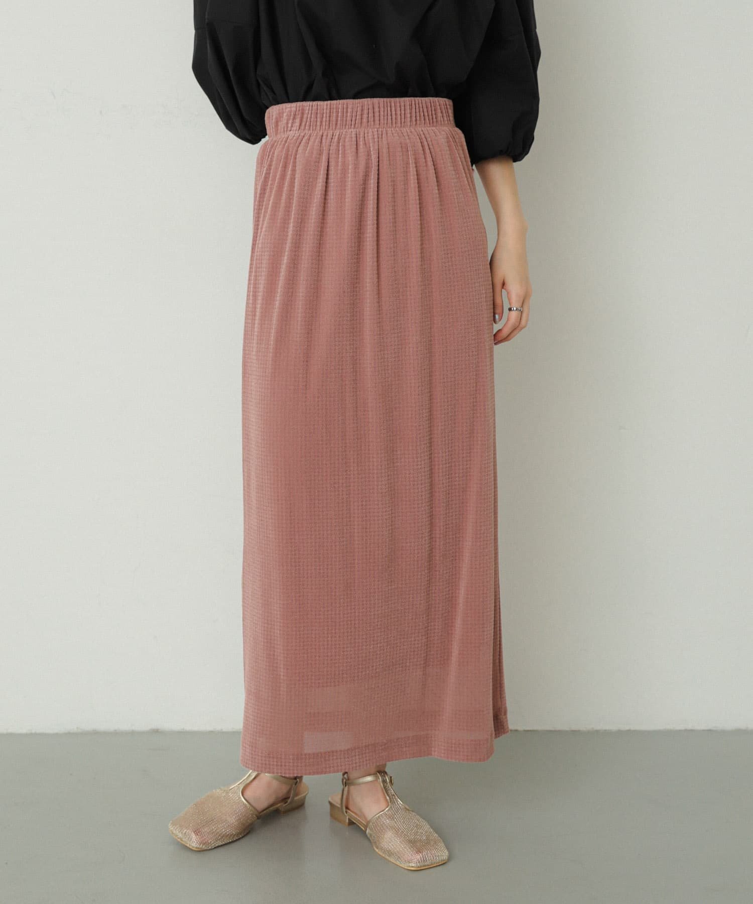 【センスオブプレイス/SENSE OF PLACE by URBAN RESEARCH】のシアーラメベロアスカート インテリア・キッズ・メンズ・レディースファッション・服の通販 founy(ファニー) 　ファッション　Fashion　レディースファッション　Fashion for Women　スカート　Skirts　2024年　2024　2024-2025秋冬・A/W　Autumn/Winter 2024–25 AW24–25　冬　Winter / This Winter　シアー　Sheer, See-Through　トレンド　Trend, Trending Now　ベロア　Velour, Soft Velvet　秋　Autumn　A/W・秋冬　Autumn/Winter　PINK|ID: prp329100004605163 ipo3291000000032776899