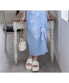 【クリア/clear】の【スタイルアップ効果】シアーチェックギャザーリボンIラインスカート 人気、トレンドファッション・服の通販 founy(ファニー) ファッション Fashion レディースファッション Fashion for Women スカート Skirts カットソー Cut and Sewn Top ギャザー Gathered, Ruffled ショート Short, Short Length シンプル Simple, Minimal リボン Ribbon, Bow 夏 Summer thumbnail SAX|ID: prp329100004605182 ipo3291000000032777189