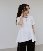 【アダム エ ロペ/ADAM ET ROPE'】の【サステナブル】アシメフレアプルオーバー 人気、トレンドファッション・服の通販 founy(ファニー) ファッション Fashion レディースファッション Fashion for Women トップス・カットソー Cut & Sew Tops カジュアルプルオーバー・ニットトップス Pullovers & Knit Tops / Casual Pullovers アシンメトリー Asymmetrical Style デニム Denim, Jeans Material ハーフ Half, Half-Length フレア Flare, Flared ペプラム Peplum, Flared Hem ポケット Pocket, Pocket Detail ワイド Wide, Wide Fit A/W・秋冬 Autumn/Winter おすすめ Recommended / Our Picks 2026年 2026 thumbnail ホワイト(10)|ID: prp329100004605186 ipo3291000000033326724