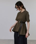 【アダム エ ロペ/ADAM ET ROPE'】の【サステナブル】アシメフレアプルオーバー 人気、トレンドファッション・服の通販 founy(ファニー) ファッション Fashion レディースファッション Fashion for Women トップス・カットソー Cut & Sew Tops カジュアルプルオーバー・ニットトップス Pullovers & Knit Tops / Casual Pullovers アシンメトリー Asymmetrical Style デニム Denim, Jeans Material ハーフ Half, Half-Length フレア Flare, Flared ペプラム Peplum, Flared Hem ポケット Pocket, Pocket Detail ワイド Wide, Wide Fit A/W・秋冬 Autumn/Winter おすすめ Recommended / Our Picks 2026年 2026 thumbnail ダークブラウン(20)|ID: prp329100004605186 ipo3291000000033326726