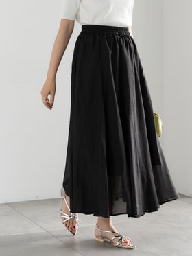 【テチチ/Te chichi】のギャザーフレアスカート 人気、トレンドファッション・服の通販 founy(ファニー) ファッション Fashion レディースファッション Fashion for Women スカート Skirts Aライン・フレアスカート A-Line & Flared Skirts ギャザー Gathered, Ruffled シアー Sheer, See-Through フレア Flare, Flared |ID:prp329100004605209