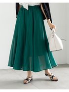 【テチチ/Te chichi】のギャザーフレアスカート 人気、トレンドファッション・服の通販 founy(ファニー) ファッション Fashion レディースファッション Fashion for Women スカート Skirts Aライン・フレアスカート A-Line & Flared Skirts ギャザー Gathered, Ruffled シアー Sheer, See-Through フレア Flare, Flared thumbnail グリーン|ID: prp329100004605209 ipo3291000000033594695