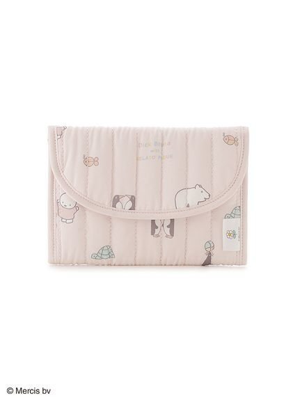 【ジェラート ピケ/gelato pique / KIDS】の【Dick Bruna】キルティング総柄母子手帳ケースS インテリア・キッズ・メンズ・レディースファッション・服の通販 founy(ファニー) 　ファッション　Fashion　キッズファッション　Fashion for Kids　キルティング　Quilted, Quilting　コンパクト　Compact, Small Size　抗菌　Antibacterial, Bacteria-Resistant　スリット　Slit, Slit Detail　手帳　Planner, Notebook　プリント　Print, Printed Pattern　ポケット　Pocket, Pocket Detail　PNK[066]|ID: prp329100004605240 ipo3291000000032778906