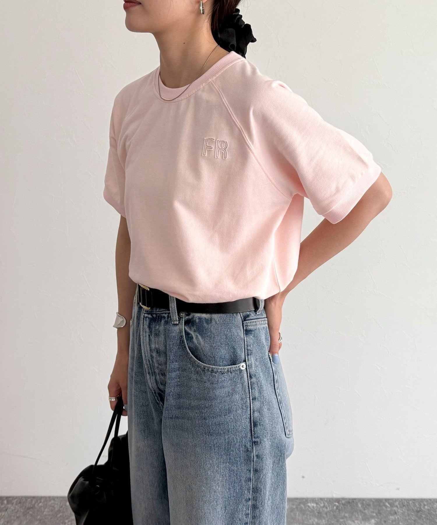 【その他のブランド/Other】のFRミニ裏毛半袖プルオーバー インテリア・キッズ・メンズ・レディースファッション・服の通販 founy(ファニー) 　ファッション　Fashion　レディースファッション　Fashion for Women　トップス・カットソー　Cut & Sew Tops　カジュアルプルオーバー・ニットトップス　Pullovers & Knit Tops / Casual Pullovers　2025年　2025　2025春夏・S/S　Spring/Summer 2025 SS25　シンプル　Simple, Minimal　スウェット / スエット　Sweatshirt, Sweatwear　ベビー　Baby, Babywear　半袖　Short Sleeve, Half Sleeve　定番　Standard, Basic Item　ベビーピンク|ID: prp329100004605338 ipo3291000000032782746