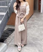 【イング/INGNI】の【WEB限定】多種ボタンキャミ+ワイドパンツ/セットアップ 人気、トレンドファッション・服の通販 founy(ファニー) ファッション Fashion レディースファッション Fashion for Women セットアップ Matching Sets レディースパンツ・ボトムス Pants & Trousers / Bottoms アンサンブル Ensemble Set キャミソール Camisole, Spaghetti Strap Top スタイリッシュ Stylish, Fashionable セットアップ Set-Up, Coordinated Outfit ドレープ Drape, Draping Fabric バランス Balance, Style Balance フロント Front, Front Design ワイド Wide, Wide Fit thumbnail ブラウン|ID: prp329100004605382 ipo3291000000032783859