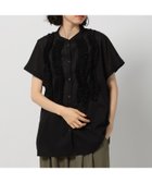 【ニコアンド/niko and】のフリルテープフレンチブラウス 人気、トレンドファッション・服の通販 founy(ファニー) ファッション Fashion レディースファッション Fashion for Women トップス・カットソー Cut & Sew Tops シャツ・ブラウス・オフィスカジュアル Elegant Blouses & Button-Ups おすすめ Recommended / Our Picks タンク Tank Top, Sleeveless Top バランス Balance, Style Balance フリル Frill, Ruffle エレガント 上品 Elegant 夏 Summer 羽織 Haori, Light Jacket thumbnail ブラック|ID: prp329100004605393 ipo3291000000033707044