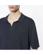 【メゾン キツネ/MAISON KITSUNE / MEN】のMaison Kitsune/BOLD FOX HEAD EMBROIDERED KNITTED POLO IRIS BLACK|ID: prp329100004605409 ipo3291000000032784663