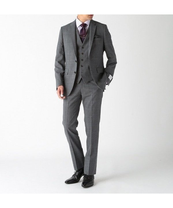 【メンズビギトーキョー/Men's Bigi / MEN】のTWグレンチェックスーツ(同素材ベストあり) インテリア・キッズ・メンズ・レディースファッション・服の通販 founy(ファニー) https://founy.com/ ファッション Fashion メンズファッション Fashion for Men クラシック Classic, Timeless Style スタイリッシュ Stylish, Fashionable スーツ Suit, Formalwear チェック Check, Plaid, Tartan トレンド Trend, Trending Now ビジネス 仕事 通勤 Business / Work / Commuting フォーマル Formal, Dressy ベスト Vest, Waistcoat モダン Modern, Contemporary |ID: prp329100004605420 ipo3291000000032784972