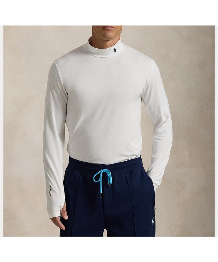 【ラルフローレン/RALPH LAUREN / MEN】の(RLX)テーラード フィット パフォーマンス モックネック シャツ インテリア・キッズ・メンズ・レディースファッション・服の通販 founy(ファニー) https://founy.com/ ファッション Fashion メンズファッション Fashion for Men カフス Cuff Design ストレッチ Stretch, Stretchy Fabric パフォーマンス Performance, Active Function ピーチ Peach, Soft Touch フィット Fit, Slim Fit プリント Print, Printed Pattern モックネック Mock Neck, Short Turtleneck 長袖 Long Sleeve, Full Sleeve |ID: prp329100004605432 ipo3291000000033032653