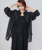 【ミスティ ウーマン/mysty woman】のシアーオーバーシャツ 人気、トレンドファッション・服の通販 founy(ファニー) ファッション Fashion レディースファッション Fashion for Women トップス・カットソー Cut & Sew Tops シャツ・ブラウス・オフィスカジュアル Elegant Blouses & Button-Ups おすすめ Recommended / Our Picks キャミ Camisole, Cami Top シンプル Simple, Minimal ダウン Down, Puffer デニム Denim, Jeans Material トレンド Trend, Trending Now ビスチェ Bustier, Corset Top フェミニン Feminine, Girly 夏 Summer 羽織 Haori, Light Jacket thumbnail ブラック09|ID: prp329100004605504 ipo3291000000032788271