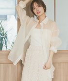 【ミスティ ウーマン/mysty woman】のシアーオーバーシャツ 人気、トレンドファッション・服の通販 founy(ファニー) ファッション Fashion レディースファッション Fashion for Women トップス・カットソー Cut & Sew Tops シャツ・ブラウス・オフィスカジュアル Elegant Blouses & Button-Ups おすすめ Recommended / Our Picks キャミ Camisole, Cami Top シンプル Simple, Minimal ダウン Down, Puffer デニム Denim, Jeans Material トレンド Trend, Trending Now ビスチェ Bustier, Corset Top フェミニン Feminine, Girly 夏 Summer 羽織 Haori, Light Jacket thumbnail ライトベージュ51|ID: prp329100004605504 ipo3291000000032788281