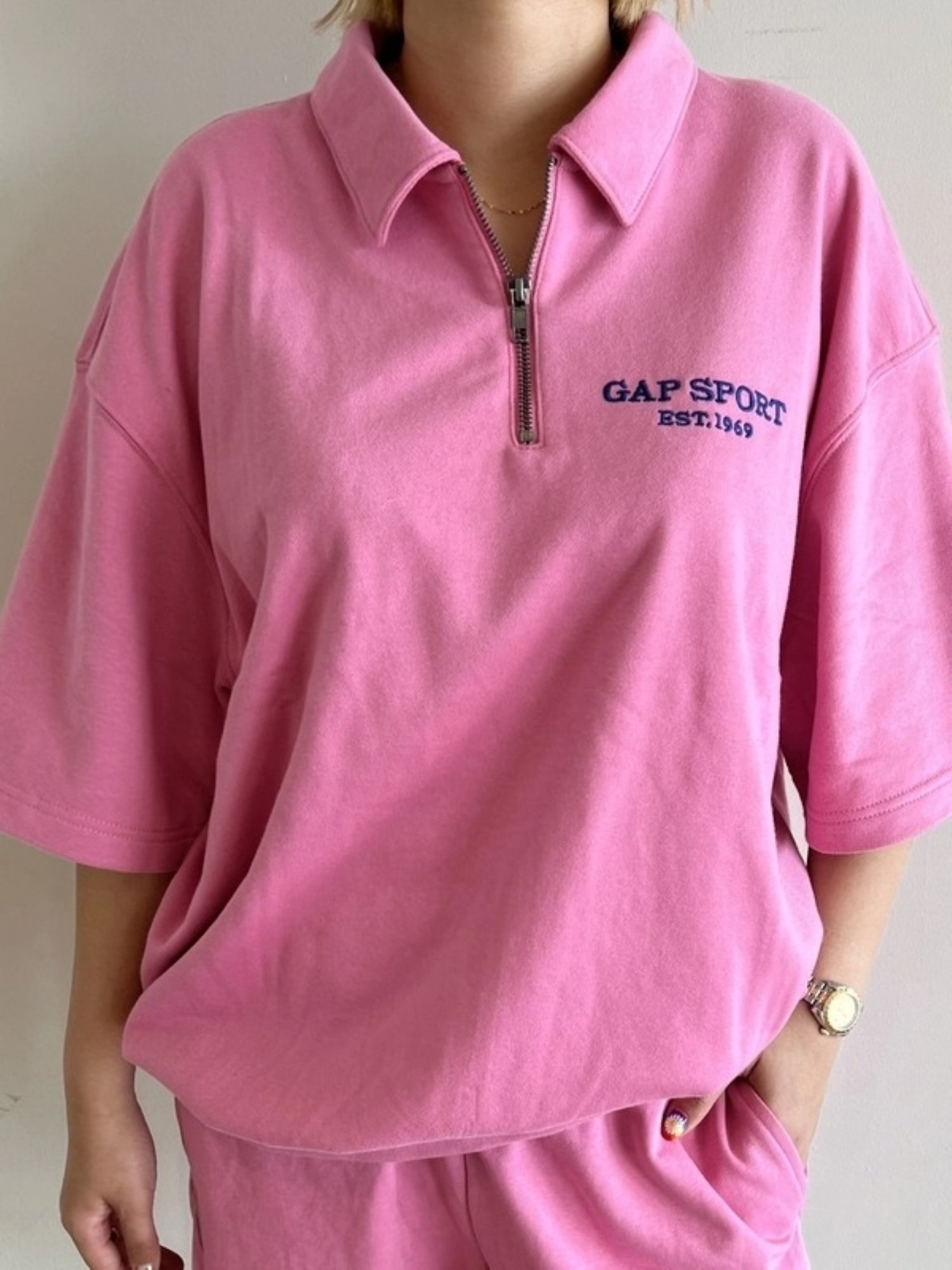 【ギャップ/GAP】のビンテージソフト SPORT 1/4ジップアッププルオーバー 人気、トレンドファッション・服の通販 founy(ファニー) 　ファッション　Fashion　レディースファッション　Fashion for Women　トップス・カットソー　Cut & Sew Tops　カジュアルプルオーバー・ニットトップス　Pullovers & Knit Tops / Casual Pullovers　ジップアップ　Zip-Up, Full Zip　 other-1|ID: prp329100004605540 ipo3291000000032790131