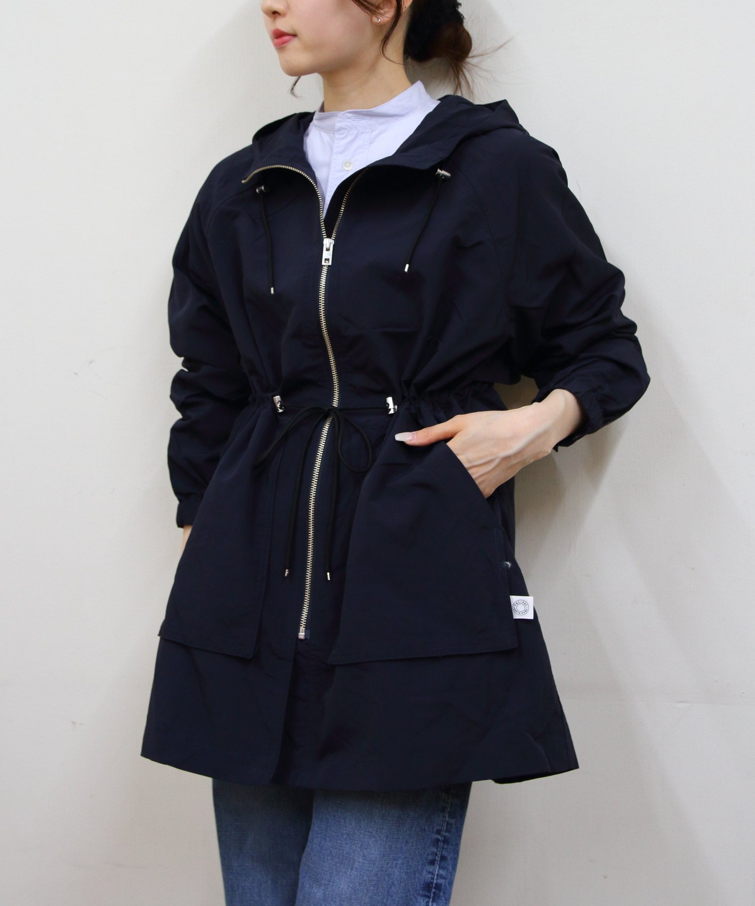 【その他のブランド/Other】のORCIVAL/ZIP HOODED JACKET A0689 インテリア・キッズ・メンズ・レディースファッション・服の通販 founy(ファニー) 　ファッション　Fashion　レディースファッション　Fashion for Women　アウター　Coat / Outerwear Collection　レディースジャケット・軽アウター　Jackets　ジャケット　Jacket, Outerwear　ドローコード　Drawcord, Drawstring Cord　フェミニン　Feminine, Girly　ポケット　Pocket, Pocket Detail　ヨーク　Yoke, Yoke Design　春　Spring　DKNVY|ID: prp329100004605541 ipo3291000000032790213