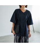 【スタイルデリ/STYLE DELI】の【LUXE】形が変わるシャツ生地プルオーバー ダークネイビー|ID: prp329100004605564 ipo3291000000032791279