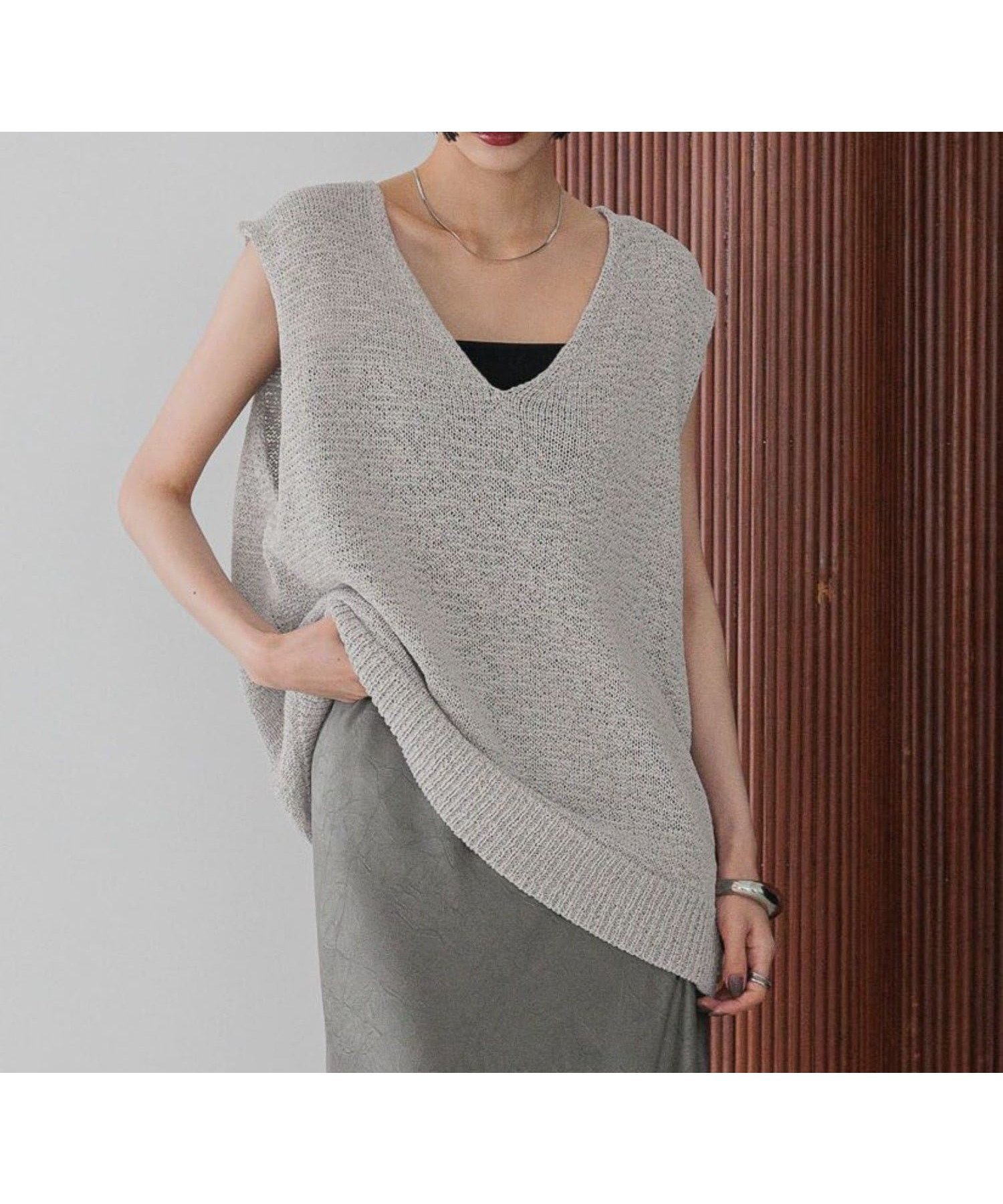 【ローリーズファーム/LOWRYS FARM】のテープヤーンオーバーベスト 人気、トレンドファッション・服の通販 founy(ファニー) 　ファッション　Fashion　レディースファッション　Fashion for Women　アウター　Coat / Outerwear Collection　トップス・カットソー　Cut & Sew Tops　ベスト&ジレ / 重ね着スタイル　Vests & Gilets　おすすめ　Recommended / Our Picks　インナー　Innerwear　キャミソール　Camisole, Spaghetti Strap Top　タンク　Tank Top, Sleeveless Top　ベスト　Vest, Waistcoat　 other-1|ID: prp329100004605566 ipo3291000000033421550