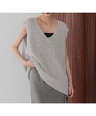 【ローリーズファーム/LOWRYS FARM】のテープヤーンオーバーベスト 人気、トレンドファッション・服の通販 founy(ファニー) ファッション Fashion レディースファッション Fashion for Women アウター Coat / Outerwear Collection トップス・カットソー Cut & Sew Tops ベスト&ジレ / 重ね着スタイル Vests & Gilets おすすめ Recommended / Our Picks インナー Innerwear キャミソール Camisole, Spaghetti Strap Top タンク Tank Top, Sleeveless Top ベスト Vest, Waistcoat thumbnail グレー12|ID: prp329100004605566 ipo3291000000033421551