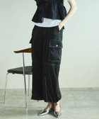 【メゾンスペシャル/MAISON SPECIAL】のZip Design Satin Cargo Pants BLK|ID: prp329100004605608 ipo3291000000032793940