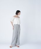 【ナチュラル ビューティー ベーシック/NATURAL BEAUTY BASIC】のハイウエストストライプパンツ ベージュベース2|ID: prp329100004605637 ipo3291000000032795287