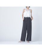 【ナチュラル ビューティー ベーシック/NATURAL BEAUTY BASIC】のハイウエストストライプパンツ チャコールベース2|ID: prp329100004605637 ipo3291000000032795293