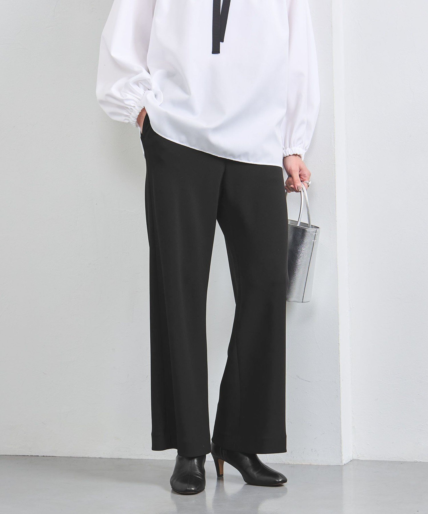 【その他のブランド/Other】のバイアス パンツ インテリア・キッズ・メンズ・レディースファッション・服の通販 founy(ファニー) 　ファッション　Fashion　レディースファッション　Fashion for Women　パンツ　Pants & Trousers　おすすめ　Recommended / Our Picks　ギャザー　Gathered, Ruffled　ジャケット　Jacket, Outerwear　ストレート　Straight, Straight Cut　セットアップ　Set-Up, Coordinated Outfit　バイアス　Bias, Diagonal Cut　ベスト　Vest, Waistcoat　ポケット　Pocket, Pocket Detail　ワイド　Wide, Wide Fit　BLACK|ID: prp329100004605638 ipo3291000000032795329