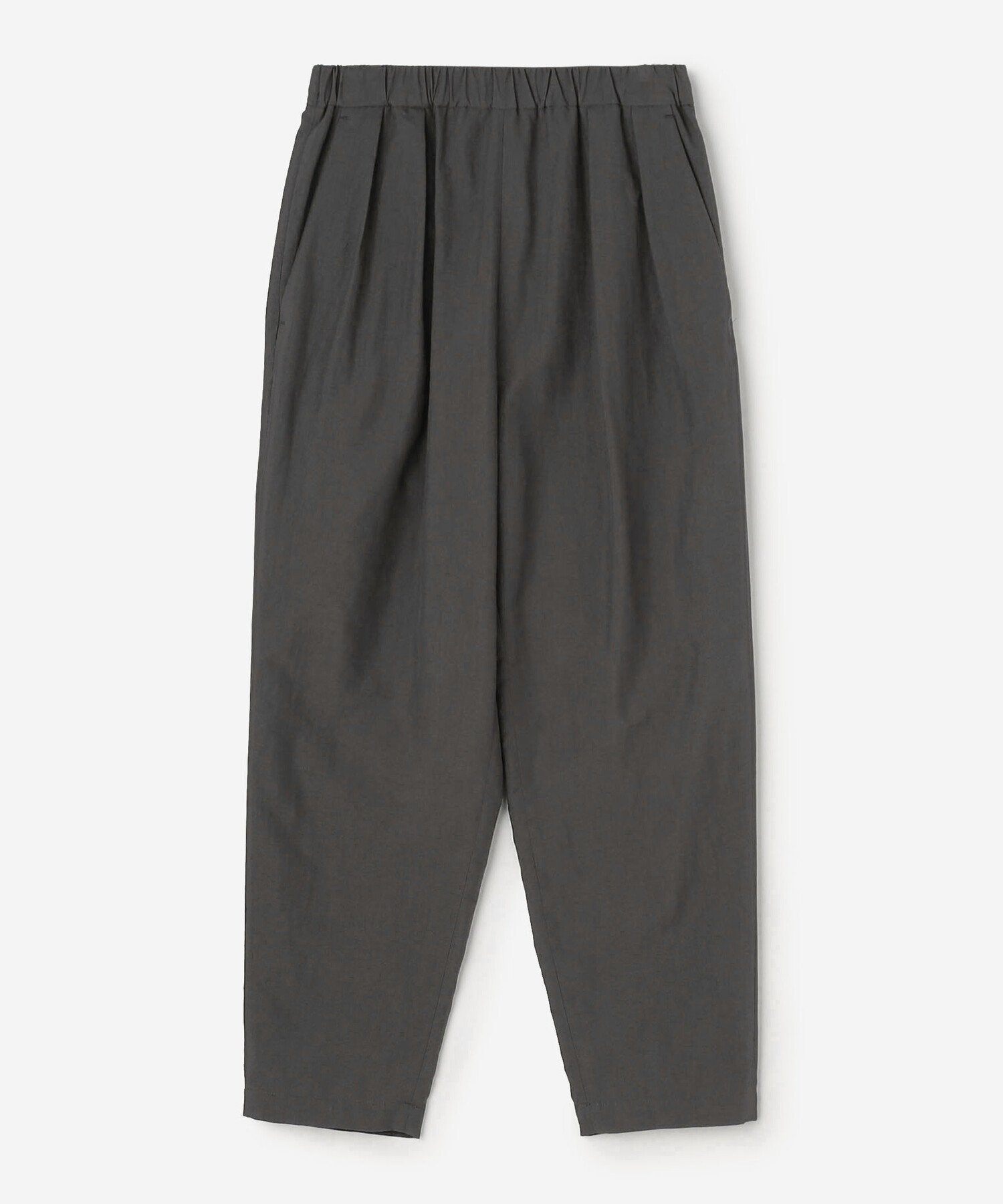 【ビショップ/Bshop】のナイロン タックパンツ WOMEN インテリア・キッズ・メンズ・レディースファッション・服の通販 founy(ファニー) 　ファッション　Fashion　レディースファッション　Fashion for Women　パンツ　Pants & Trousers　ドローコード　Drawcord, Drawstring Cord　バランス　Balance, Style Balance　軽量　Lightweight, Ultra Light　GREY|ID: prp329100004605655 ipo3291000000032796163