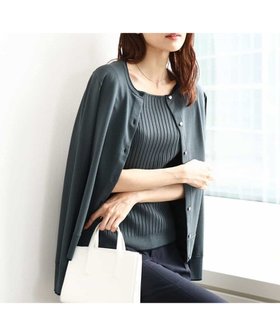 【エムケイ ミッシェルクラン/MK MICHEL KLEIN】の配色ラインカラーニットアンサンブル/洗える 人気、トレンドファッション・服の通販 founy(ファニー) ファッション Fashion レディースファッション Fashion for Women トップス・カットソー Cut & Sew Tops ニット Knit Tops & Sweaters アンサンブルニット Knit Ensembles & Twin Sets アンサンブル Ensemble Set 春 Spring 洗える Machine Washable 秋 Autumn カーディガン Cardigan, Knitwear コンパクト Compact, Small Size シルバー Silver, Metallic Silver ストレッチ Stretch, Stretchy Fabric 人気 Popular, Best Seller 冬 Winter / This Winter 夏 Summer |ID:prp329100004605660